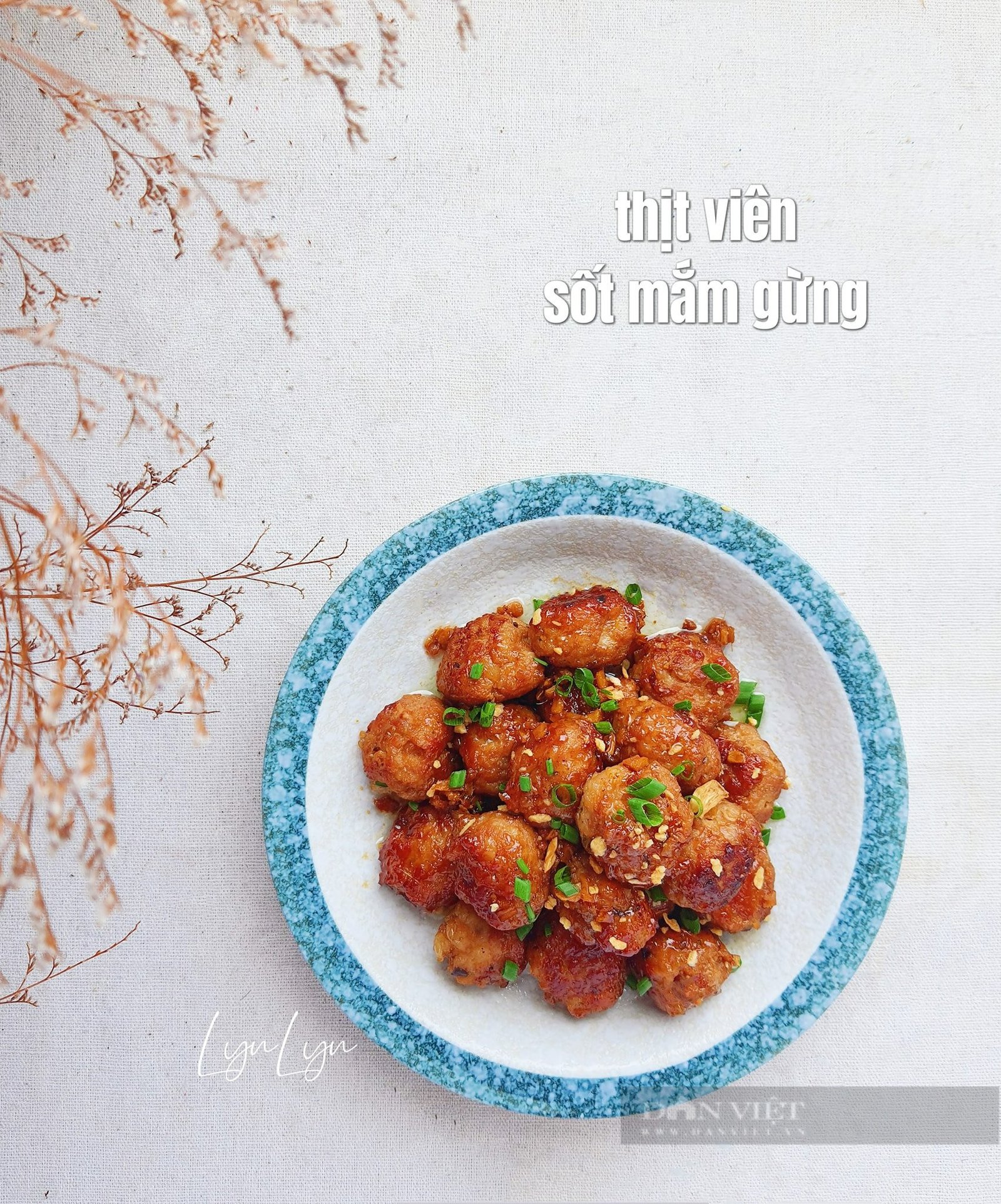 Món thịt viên chiên hấp dẫn