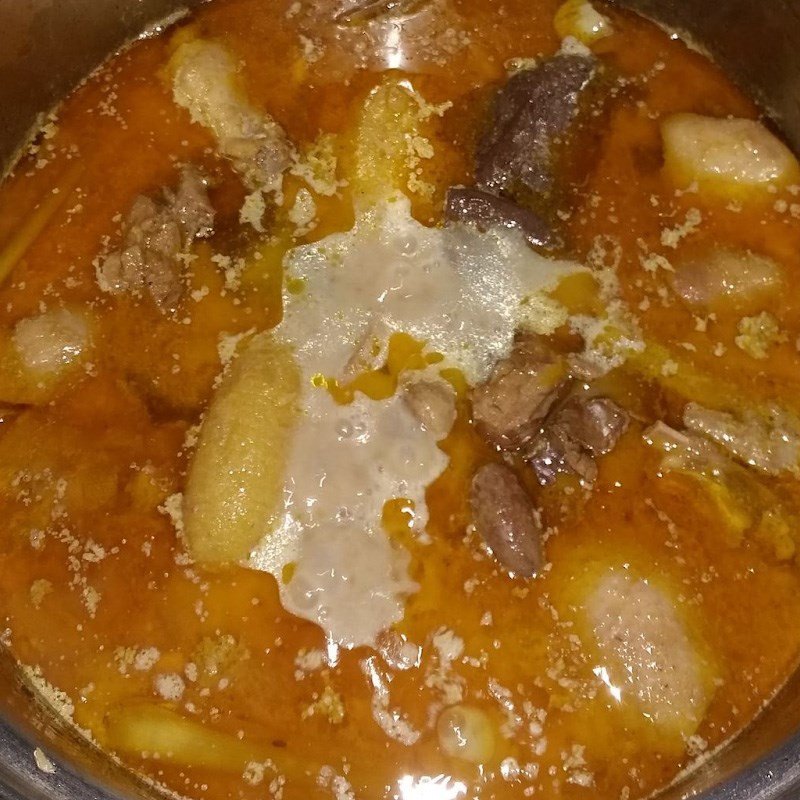 Nấu cà ri vịt sữa đặc