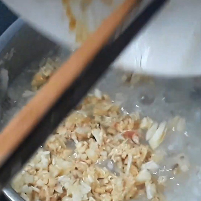 Nấu cháo cua biển nấm thơm ngon