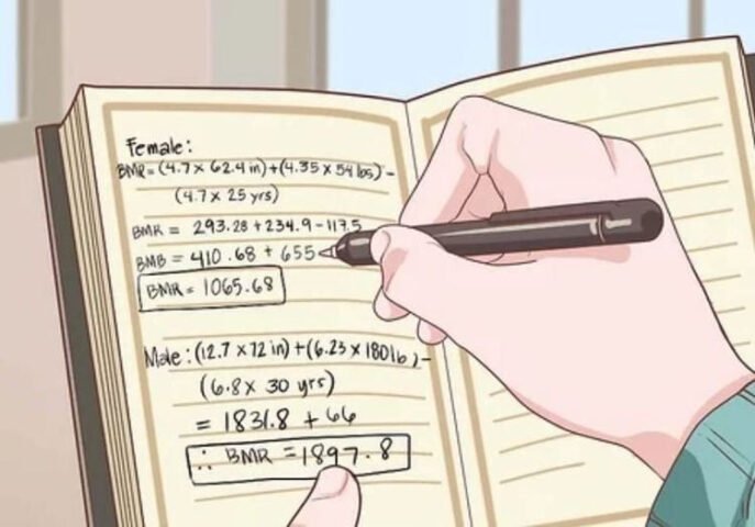 Người tiêu thụ calo hàng ngày tính bằng công thức Harris-Benedict