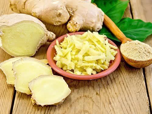 Nguyên liệu cách nấu đậu đen với gừng giảm mỡ bụng
