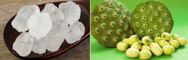 Nguyên liệu cần thiết để nấu chè hạt sen ngon ngọt thanh mát