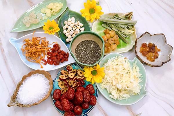 Nguyên liệu chè dưỡng nhan