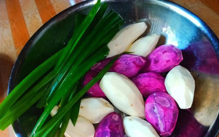Nguyên liệu chè khoai lang dẻo