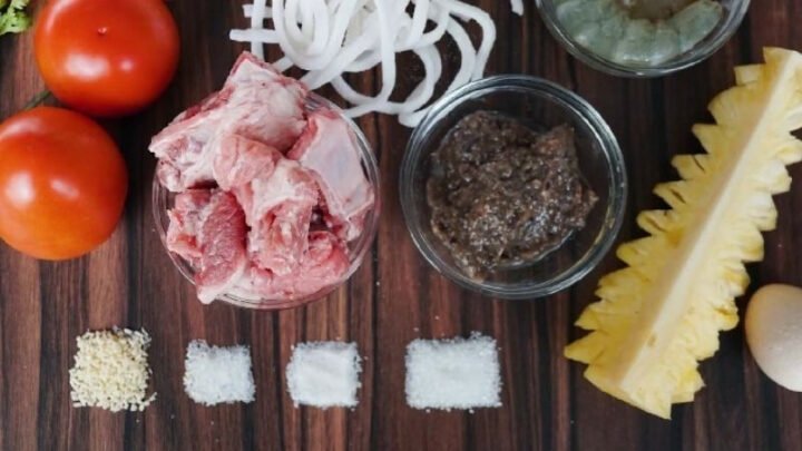 Nguyên liệu chính cho món bánh canh cua đồng