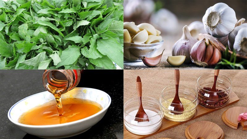 Nguyên liệu chính cho món rau tầm bóp xào không đắng