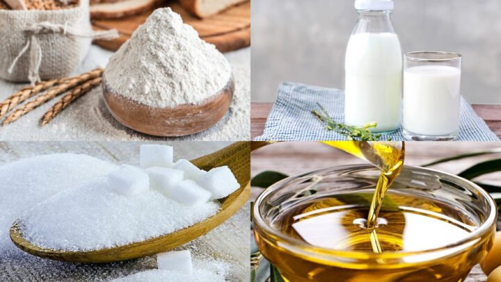 Nguyên liệu chính làm bánh tiêu sữa tại nhà