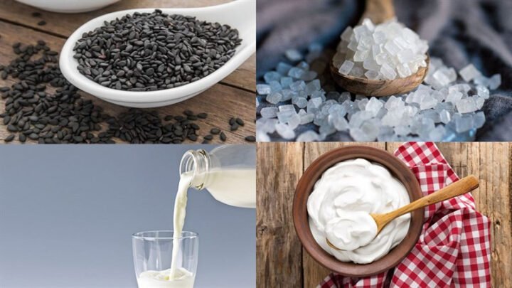 Nguyên liệu chuẩn bị cho cách nấu nước mè đen bổ dưỡng tại nhà