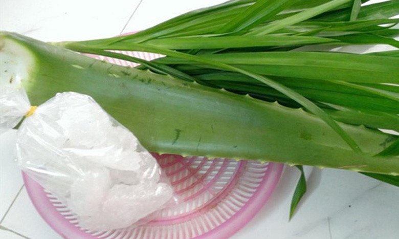 Nguyên liệu cơ bản cho món chè nha đam đường phèn