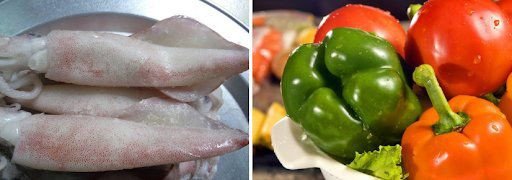 Nguyên liệu cơ bản cho món mực xào thơm ngon