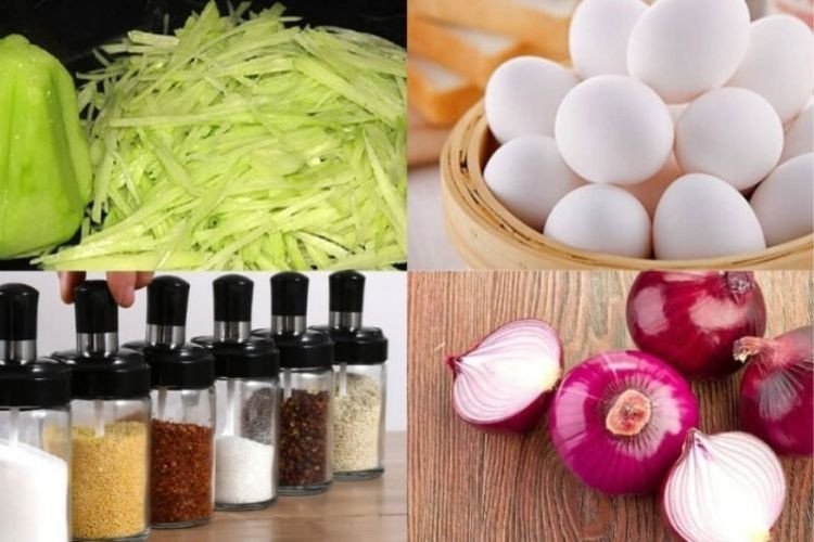 Nguyên liệu cơ bản cho món su su xào trứng đầy dinh dưỡng