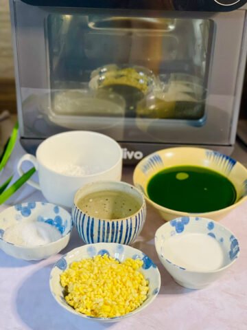 Nguyên liệu cơ bản để chuẩn bị món bánh da lợn đậu xanh truyền thống