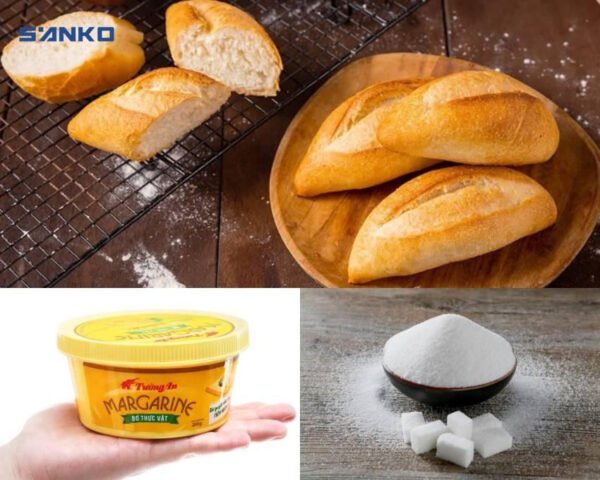 Nguyên liệu cơ bản làm bánh mì nướng bơ
