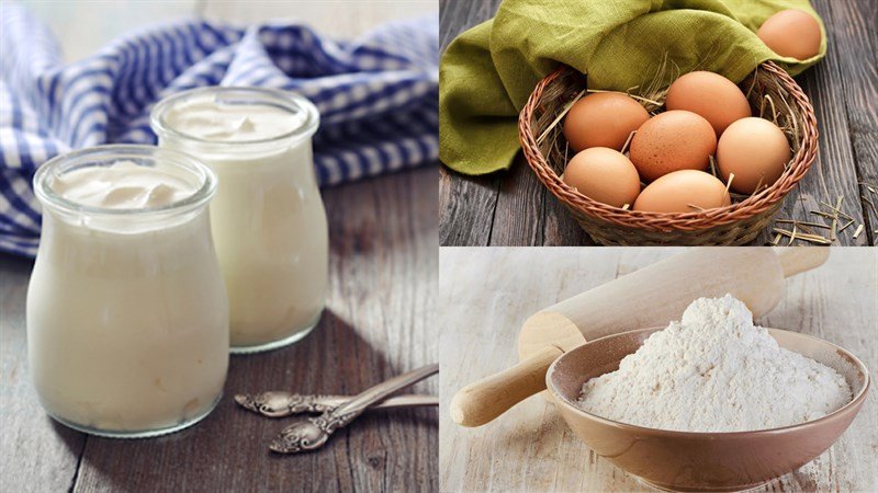 Nguyên liệu cơ bản làm bánh sữa chua