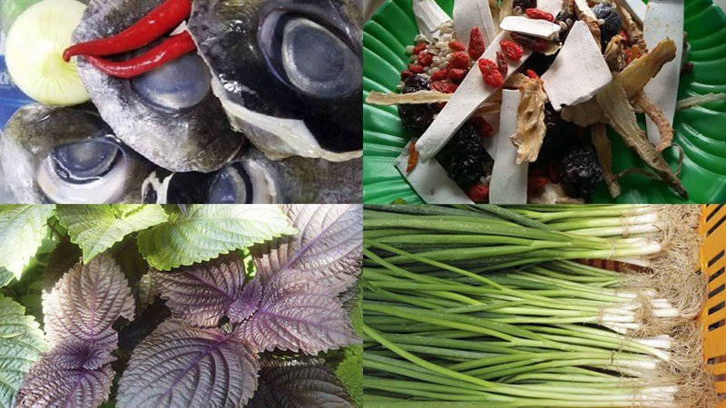 Nguyên liệu hầm thuốc bắc