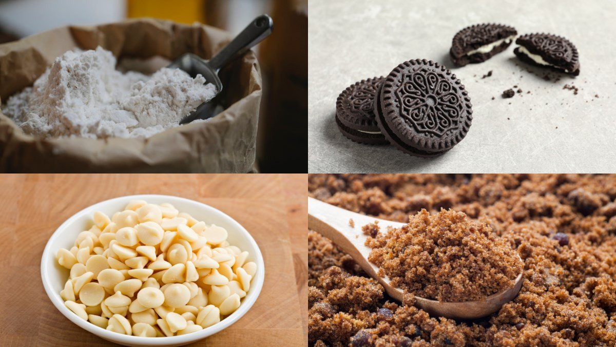 Nguyên liệu làm bánh cookie mềm chocolate chip