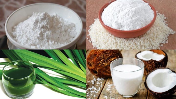 Nguyên liệu làm bánh da lợn truyền thống thơm ngon