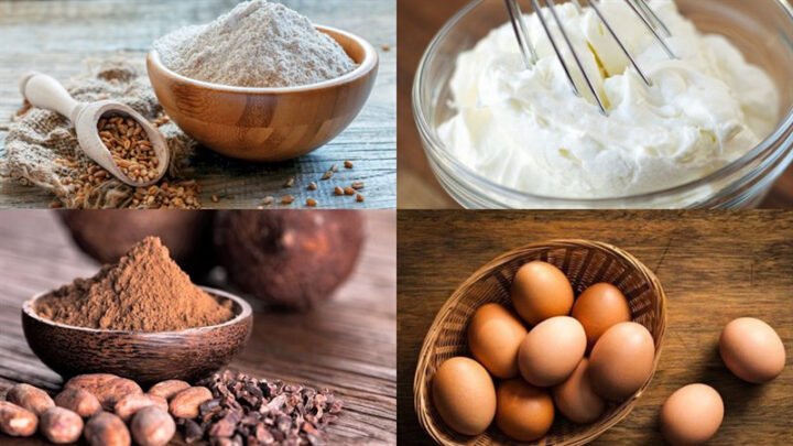 Nguyên liệu làm bánh kem nhỏ phô mai