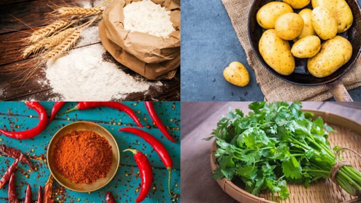 Nguyên liệu làm bánh khoai tây chiên phồng thơm ngon