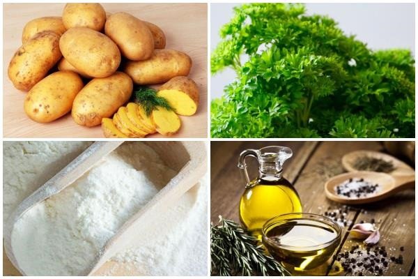 nguyên liệu làm bánh khoai tây nghiền