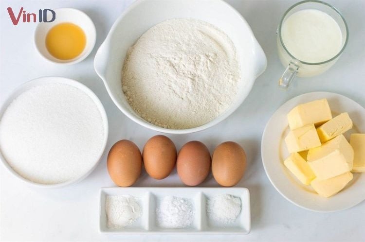 Nguyên liệu làm bánh mì trứng thịt