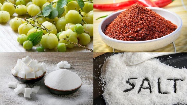 Nguyên liệu làm mứt chùm ruột