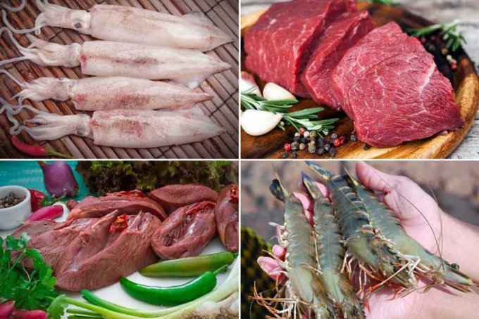 Nguyên liệu lẩu hải sản ngọt thập cẩm