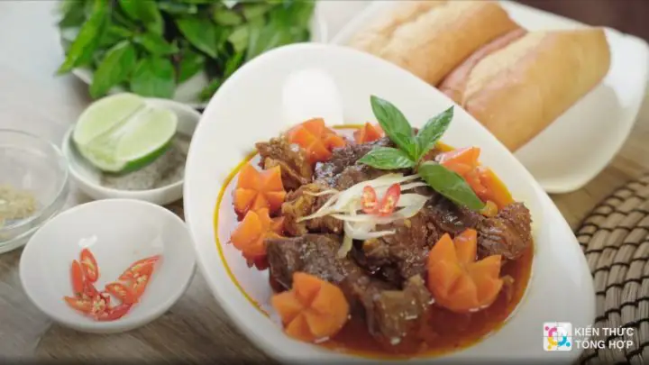 nguyên liệu nấu bò kho