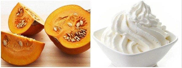 Nguyên liệu nấu súp bí đỏ kem tươi