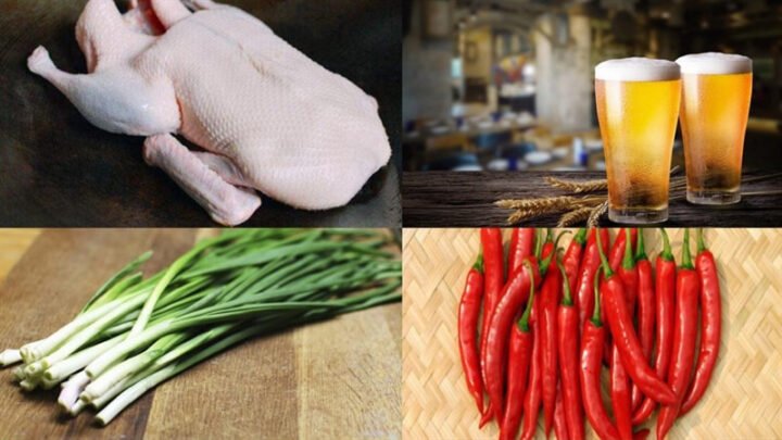 Nguyên liệu tươi ngon cho cách nấu vịt hầm bia chuẩn vị