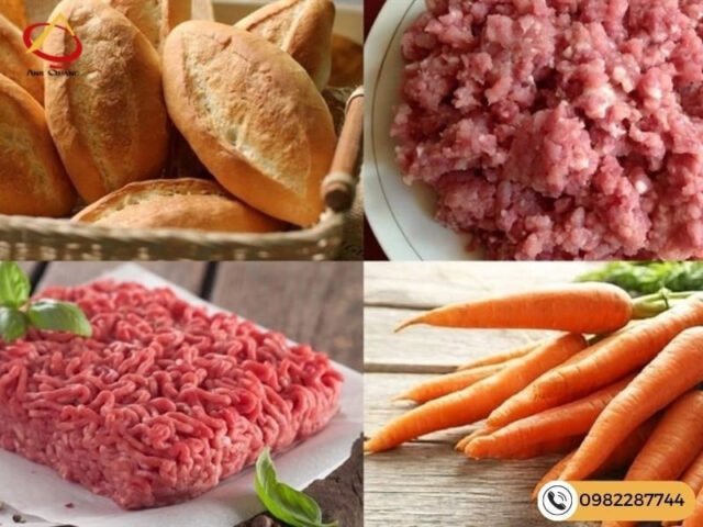 Nguyên liệu tươi ngon cho món bánh mì hấp tại nhà
