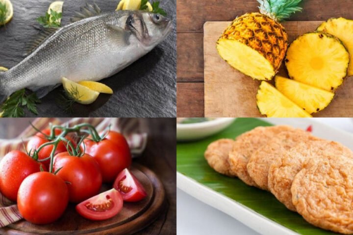 Nguyên liệu tươi ngon cho món bún chả cá xương heo