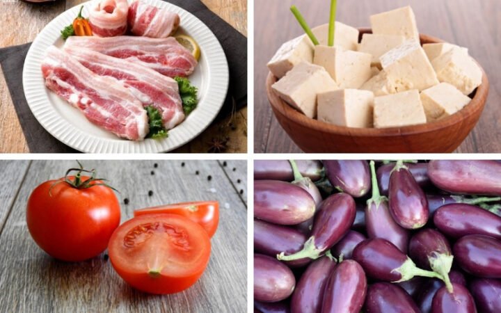 Nguyên liệu tươi ngon để nấu canh cà xanh