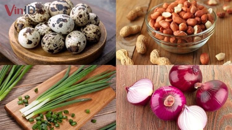 Nguyên liệu tươi sạch để làm sốt trứng cút chấm bánh tráng tại Saigonese Baguette