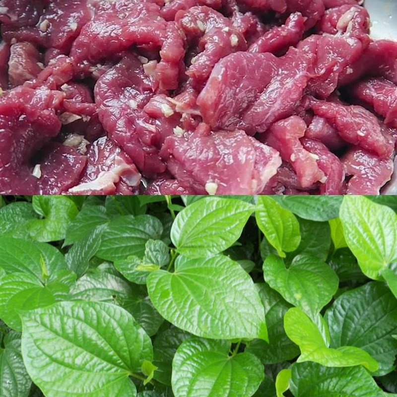 Nguyên liệu ướp thịt trâu nướng