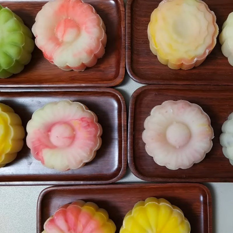 Những chiếc bánh dẻo sữa dừa tự làm đẹp mắt, chuẩn vị