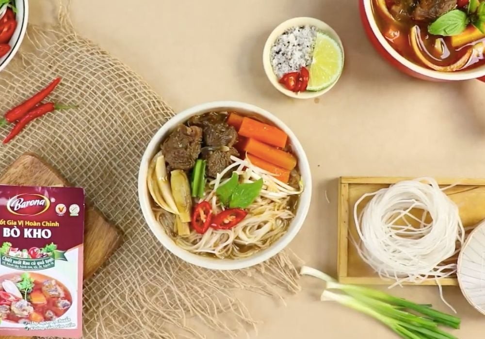 Nồi bò kho hủ tiếu có thể được bảo quản cẩn thận trong tủ lạnh