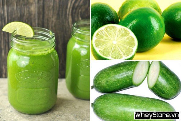 Nước ép bí đao dứa tươi giúp giảm cân hiệu quả