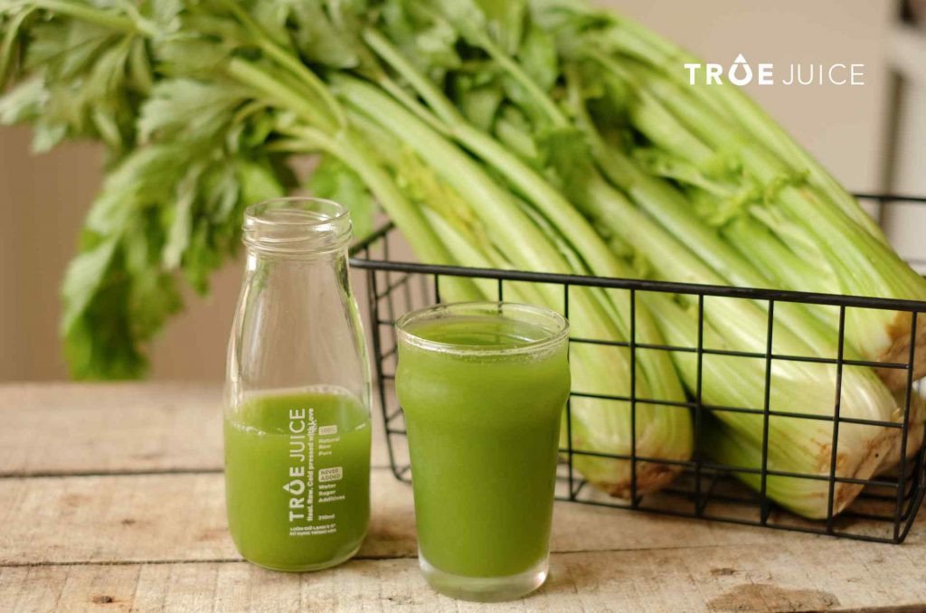 Nước ép cần tây mix táo dưa chuột chanh