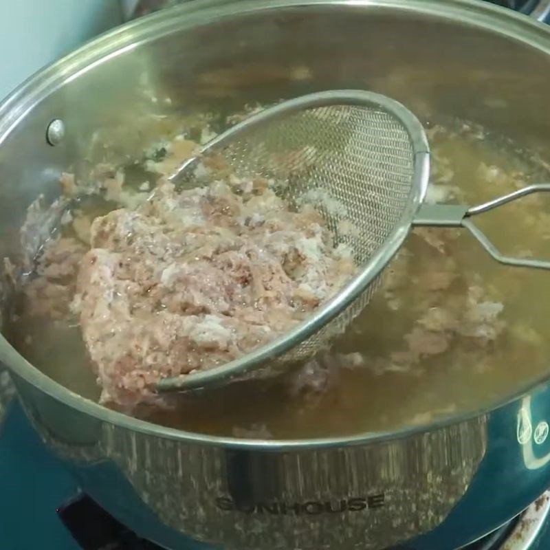 Nước lèo bún riêu cua đồng