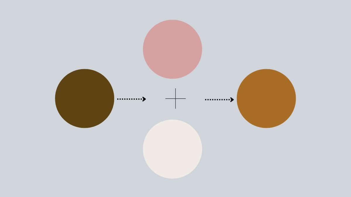 Pha màu nâu cà phê sữa ngọt ngào cho món tráng miệng