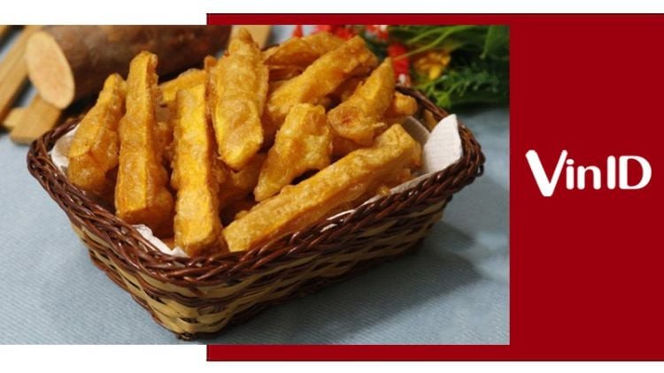 Quá trình pha bột và chiên khoai lang