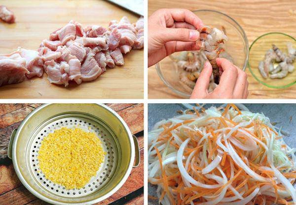 Quy trình làm bánh xèo cơ bản