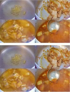 Quy trình nấu nước dùng mì cay xúc xích chuẩn vị Hàn Quốc