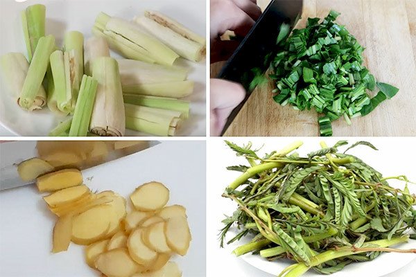 Rau củ được sơ chế sạch sẽ để nhúng lẩu hột vịt lộn chua cay