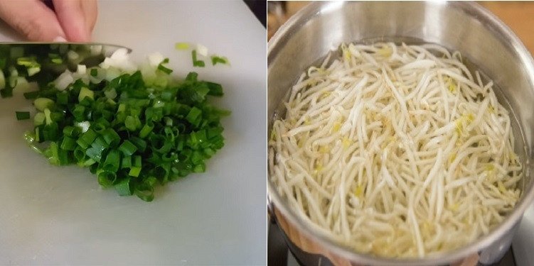 Rau thơm và gia vị phụ trợ tạo nên hương vị đặc trưng của bánh canh cá lóc Quảng Trị