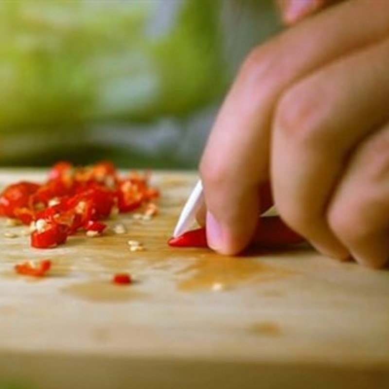 Sả đã băm nhỏ và thái lát