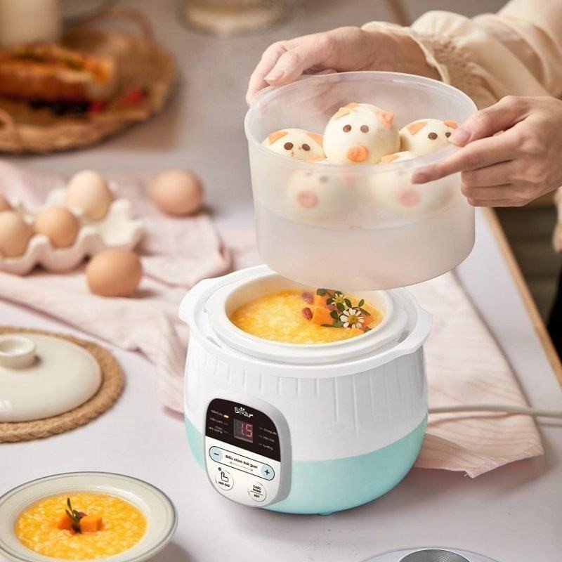 Sách hướng dẫn sử dụng chi tiết đi kèm nồi nấu chậm Bear 0.8L SUBE001