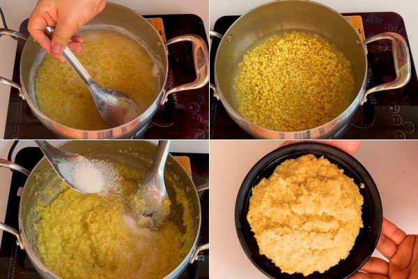 Sên đậu xanh mịn màng để ăn kèm với xôi