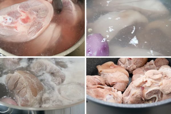 Sơ chế giò heo sạch và thơm ngon